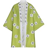 WeizhaonanCos Mens Cosplay Costume Halloween Haori Kimono Cape Cloak Robe