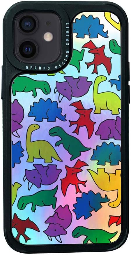 Amazon Dparks Iphone 12 ケース 12 Pro ケース ホログラム 恐竜 ハイブリッド 耐衝撃 Qi充電 ワイヤレス充電 Iphone 12 Pro カバー Twinkle Cover カラフルザウルス Dsi12p 日本正規代理店品 家電 カメラ オンライン通販