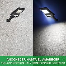 Engrepo Solar Lights Outdoor, 1000LM 156 LEDs Solar
