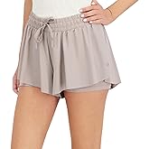 Harmony and Balance Workout Shorts, Gym Shorts Women, Lined 2-in-1 Womens Workout Shorts, Running Shorts for Women