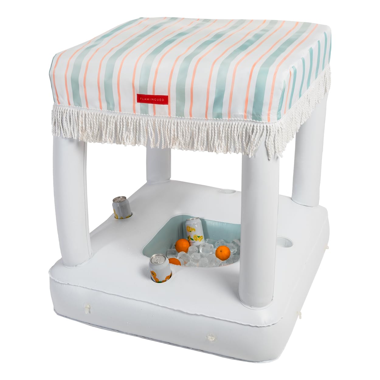 Flamingueo Inflatable Cup Holder - Pool Inflatable, Drinks Cooler, Swimming Pool Accessories, Inflatable Drinks Holder For Pool (95 x 90 x 90 cm)