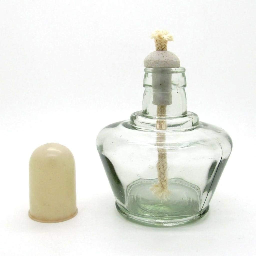 Pxyelec 150ml Alcohol Burner Lamp Glass Lab Equipment Heating Bunsen Burner with Cap