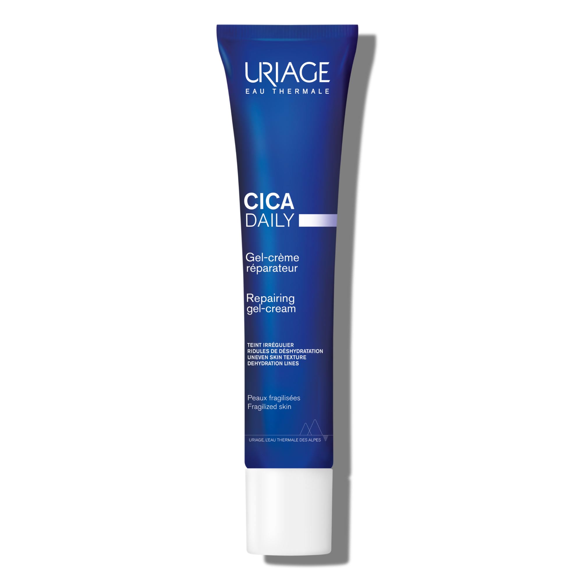 Uriage Cica-Daily Face Repairing Gel-Cream 40ml - Moisturizes, Enhances Skin Repair, Promotes Skin Regeneration - Rebalances Microbiome - Ultra-Light Gel Texture - Fragrance-Free