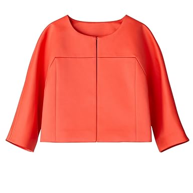 La Redoute Womens Cropped Occasion Jacket Red Size Us 12 Fr 42 At