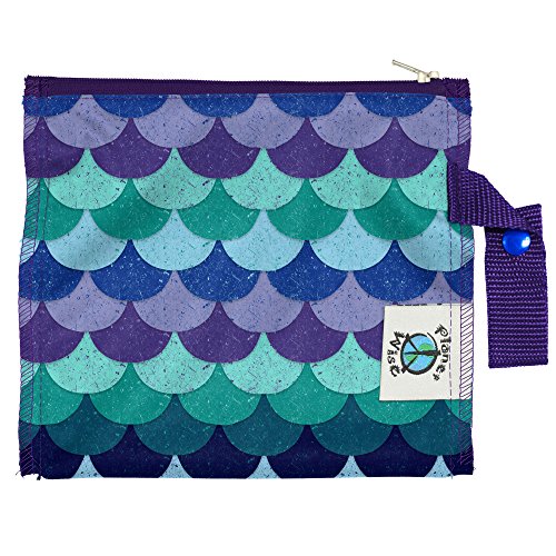 Planet Wise Lite Mini Wet Bag, Mermaid Tail, Made in the USA