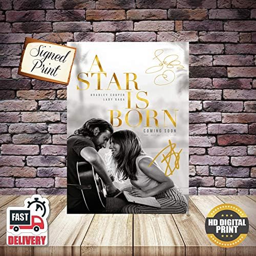 Film - A Star is Born Signed Print Movie Poster - Design Version 2 (A3 Print Only)