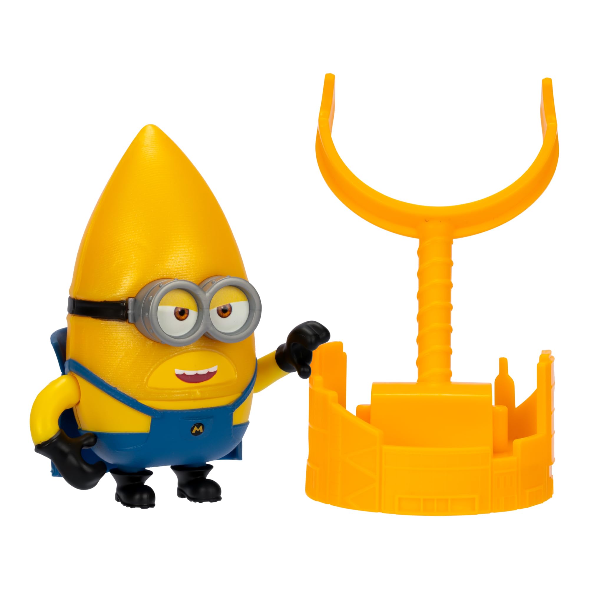 MINIONS Despicable Me 4 Launch And Crash Mega Gus Action Figure | Launch Gus Into The Scene From His Launcher | Collect All 5 Different Mega All With A Different Play Feature And Accessories