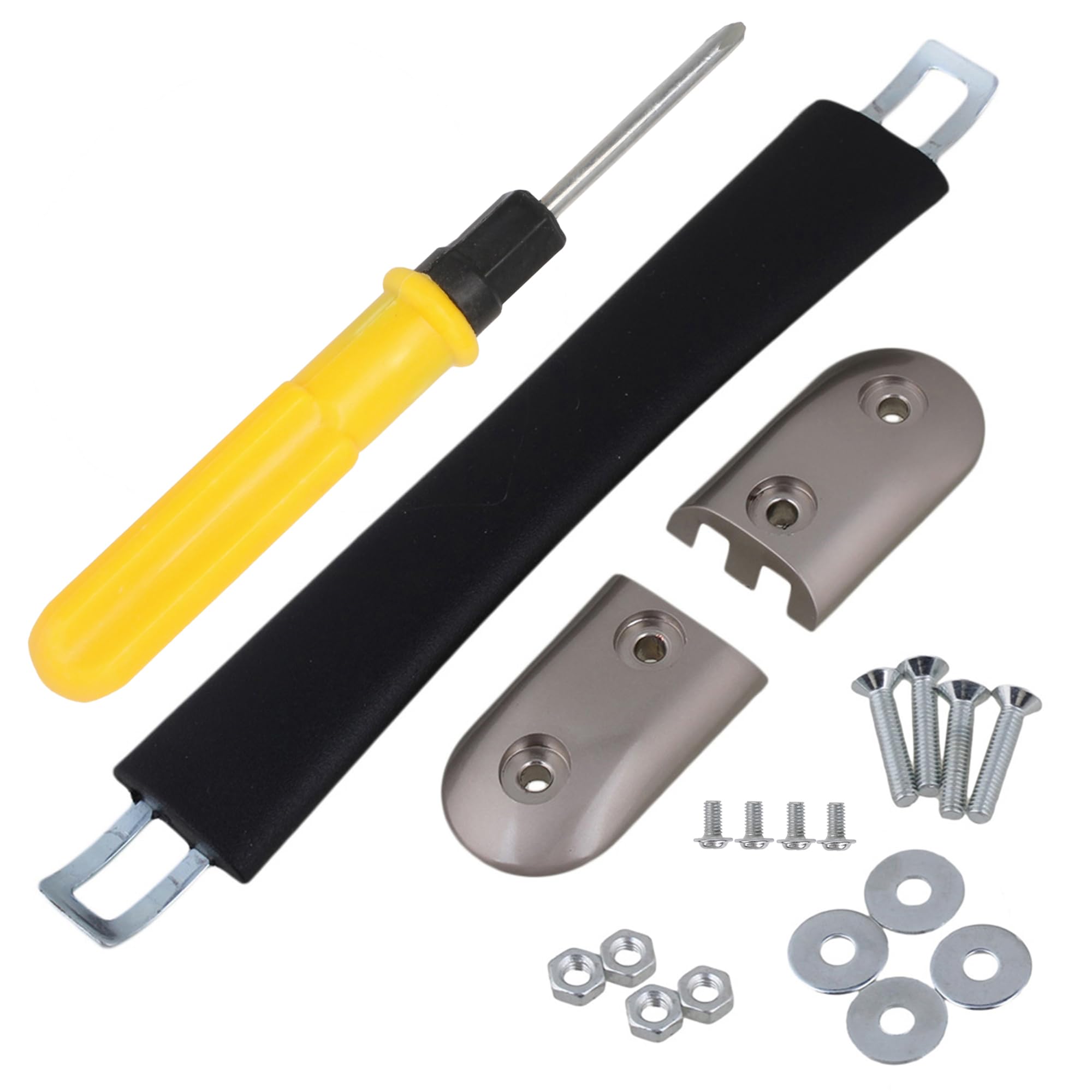 Luggage Case Handle Grip for Suitcase with Metal End Cap and Screwdriver (B015)