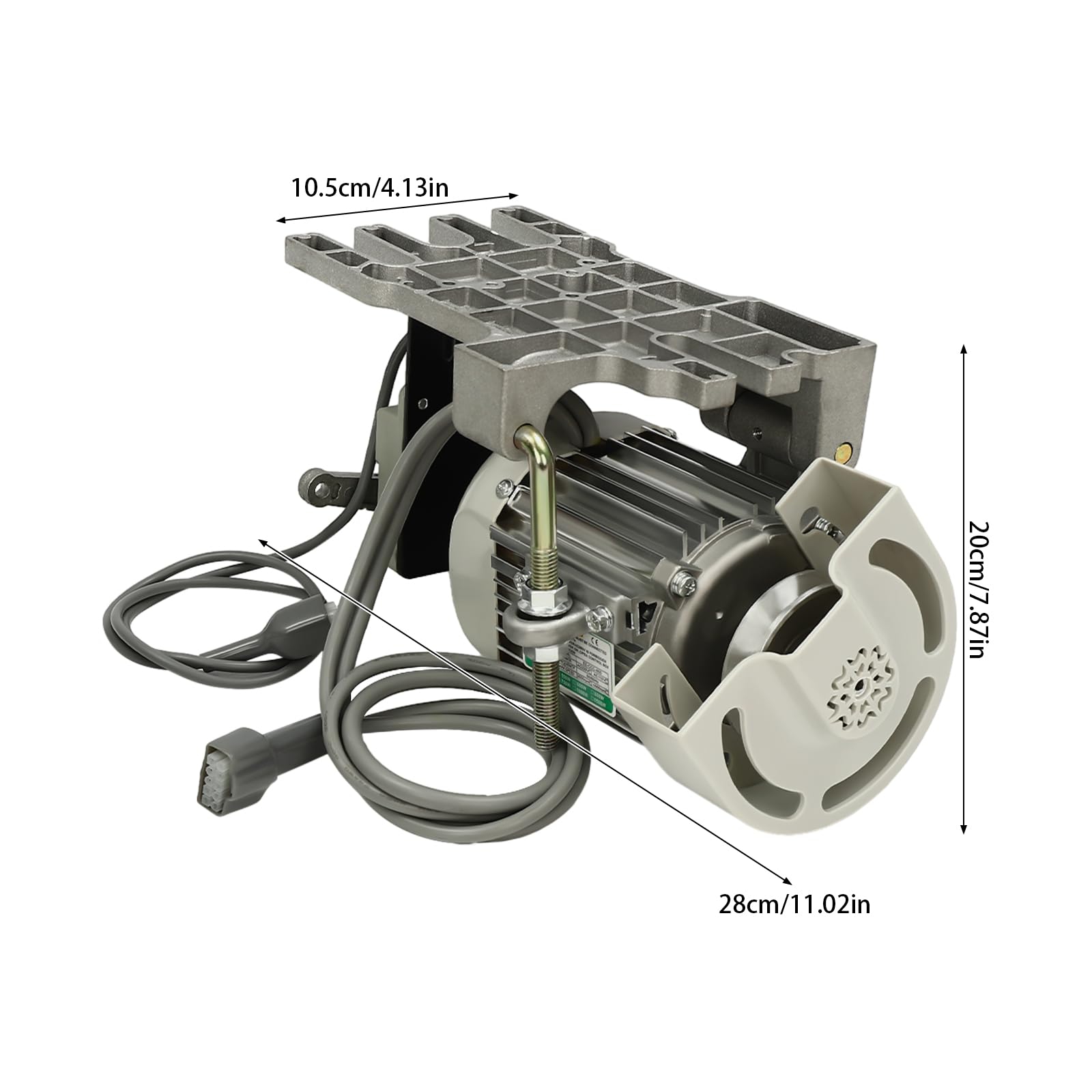 Buy Sewing Machine Servo Motor110v 600w Industrial Sewing Machine Motor With 500 4500 Rpm Variable Speed Foot Pedal Tie Bar Electric Brushless Sewing Machine Servo Motors Sewing Servo Motors