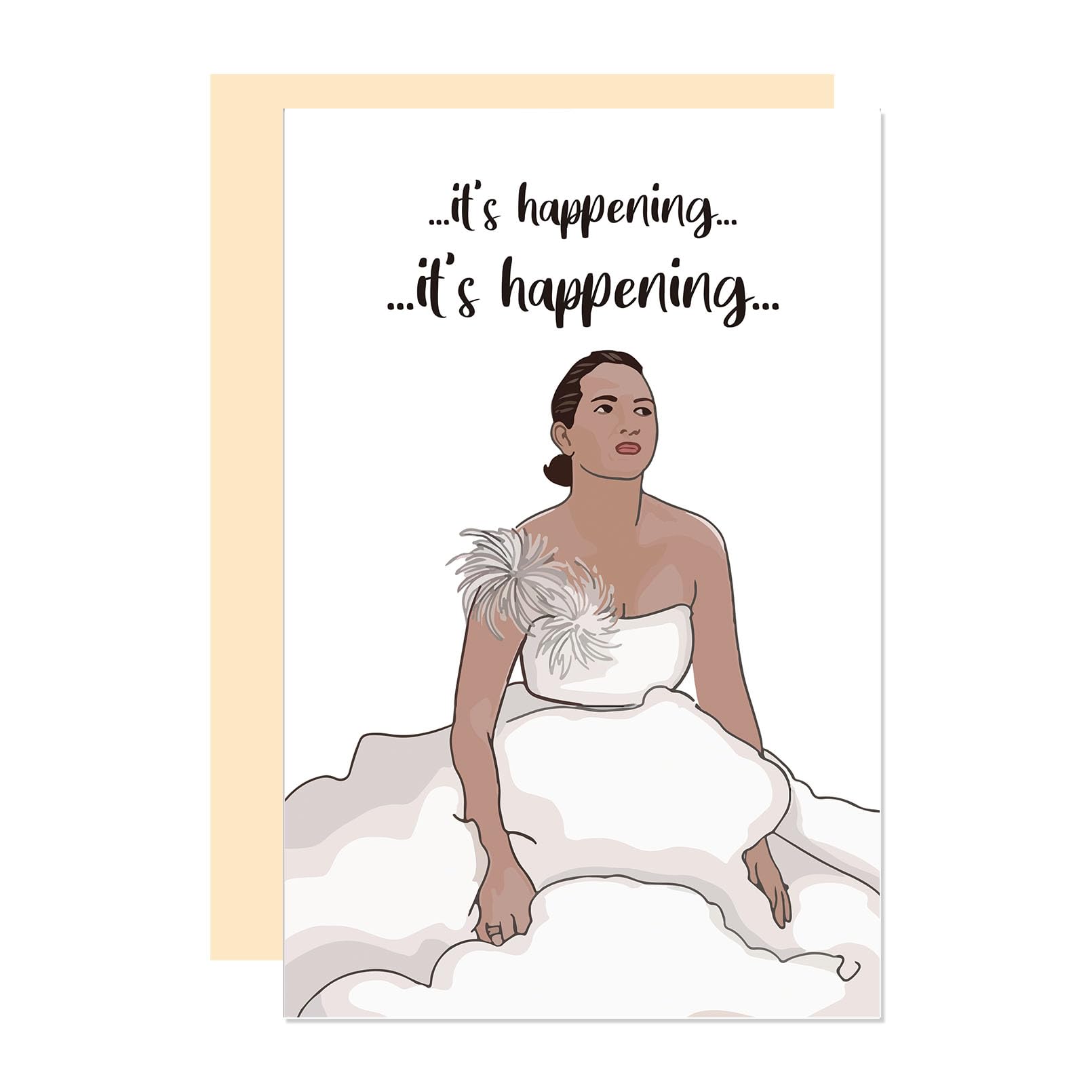 Photo 1 of Ure Tenk Funny Bridal Shower Gift for Bestie, Hilarious Bridesmaids Proposal Card, Humor Wedding Card for BFF, Getting Married Card