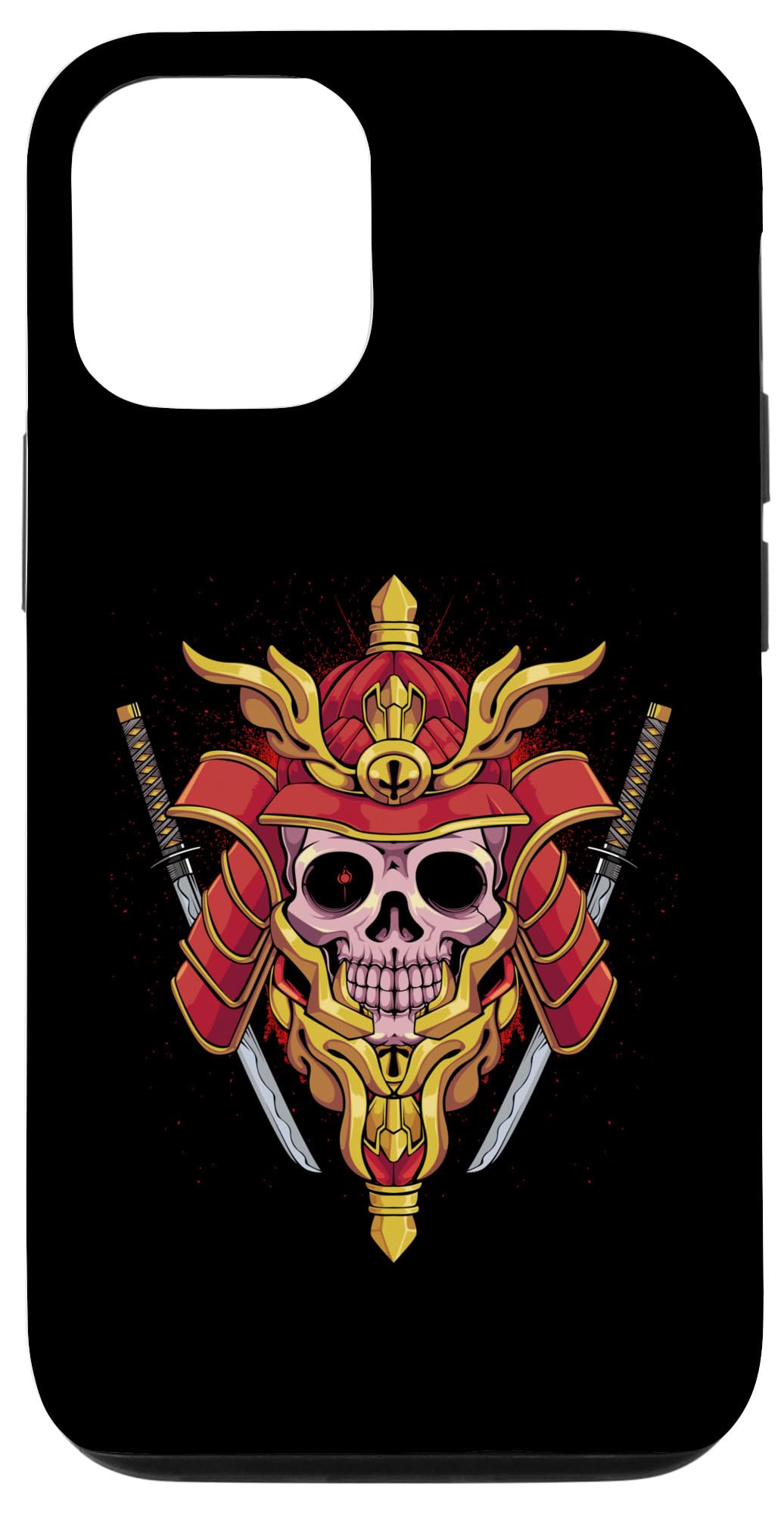iPhone 12/12 Pro Japanese Retro Art Anime Samurai Warrior Swords Vintage Fan Case