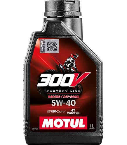 Amazon.com: Motul 4 Cycle 300 V 4T 10W40 1 Liter Bottle : Automotive