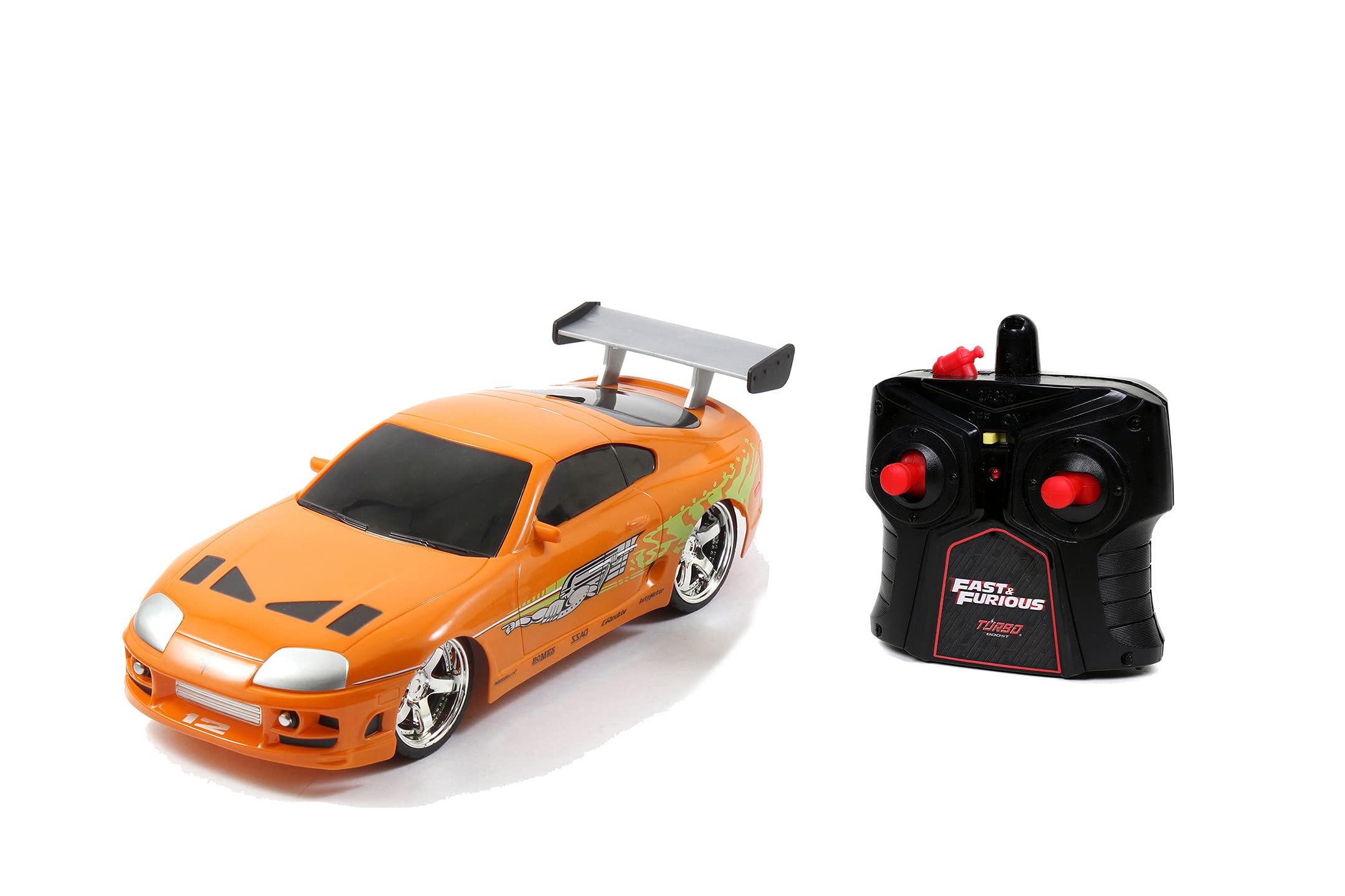 Jada - Fast & Furious - Remote-Controlled Car - Toyota De Brian - 1:24 Scale (17 cm) - Turbo Function - 253203021