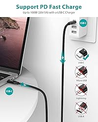 NIMASO USB C 3.1 Gen 2 Cable 10Gbps Data