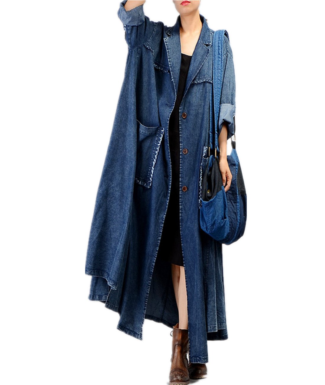 JQ3 Women Fashion Long Loose Maxi 