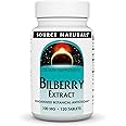 Source Naturals Bilberry Extract Standardized Botanical Antioxidant - 100 mg, 120 Tablets