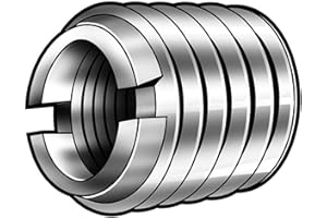E-Z Lok Externally Threaded Insert, 453-10 303 Stainless Steel, M10-1.5 Internal Threads, M16x2.0 External Threads, 16.99mm Length, Made in US (Pack of 5)