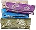 Ron's Optical Asian Silk Brocade Style Semi-Hard Eyeglass Case Front Closure Pink Champagne