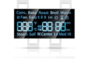 RHAOCZIYAUTO New DE07-00129A Range LED Display Board Fit for Samsung Electric Range - Oven/Stove, Better Than Oem Quality, Fits Model NE59J7630SB NE59J7630SG NE59J7630SS NE59J7630SW