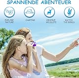 OSDUE Kids Telescope 4x30 Binoculars Purple Educational Outdoor Toys view 4