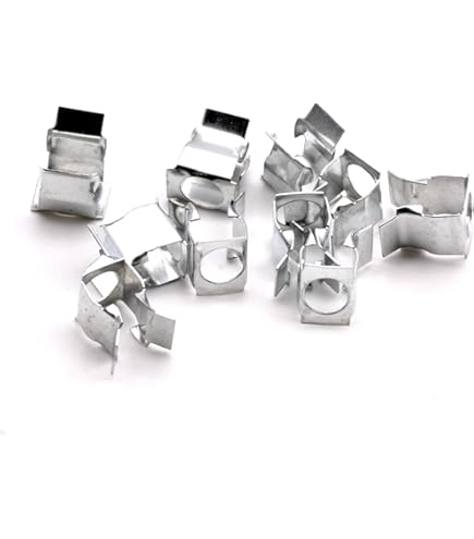 パーツ Small For 2003-2010 Engine Compartment Cover Plate Screw Clips 10Pcs 955