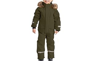 Snow Suit for Kids Girls Boys One Piece Snowsuit Waterproof Windproof Winter Outdoor Overalls Snowboarding Ski Suits Jumpsuit