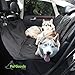 PetGoodsPro Car Dog Seat Cover – Non-Slip Waterproof Cover for All Types of Vehicles with Seat Anchors and Side Flaps – Protection from Fur and Dirt – Machine Washable
