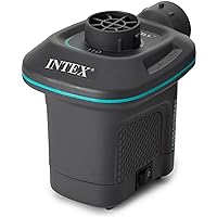 Intex Quick-Fill Ac Electric Air Pump, 110-120V, Max. Air Flow 21.2Cfm, Black