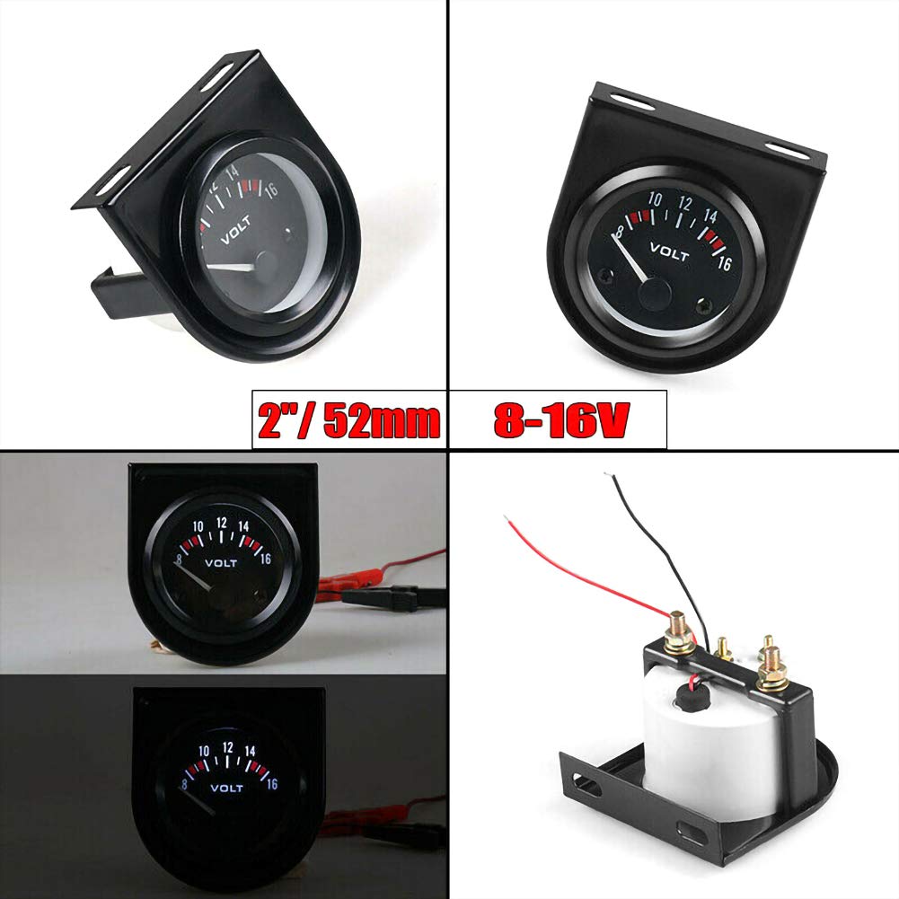 Instrument Panels Automotive WEWIN 12V LED Car Auto Voltmeter DC