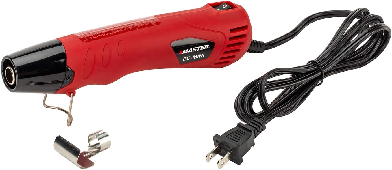 Master Appliance ECMINI Hot Air Gun, Lightweight & Portable Heat Gun with Heat Shrink Reflector