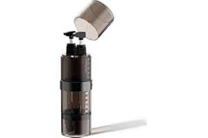 Chuya Travel Bottles for Toiletries 2 IN 1 Detachable,3.4 oz Spray Bottle for Hair &Face,3.4 oz Pump Bottle Dispenser for Shampoo Lotion,Travel Size Toiletries TSA Approved LeakProof