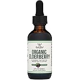 Organic Elderberry Liquid 2 Fl Oz (60 Servings) - Tincture for Immune System Support by Double Wood
