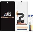 Compatible with Essential Phone PH-1 LCD Display Screen Replacement,for Essential Phone PH-1 5.7 Inch Display LCD Panel Repair Parts Kit,with Tools(Black)