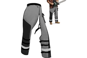 MYDAYS OUTDOOR Chainsaw Chaps Apron Wrap for Men,Loggers Forest Workers Protective Chain Saw Pants,Adjustable Belt Chainsaw Safety Equipment