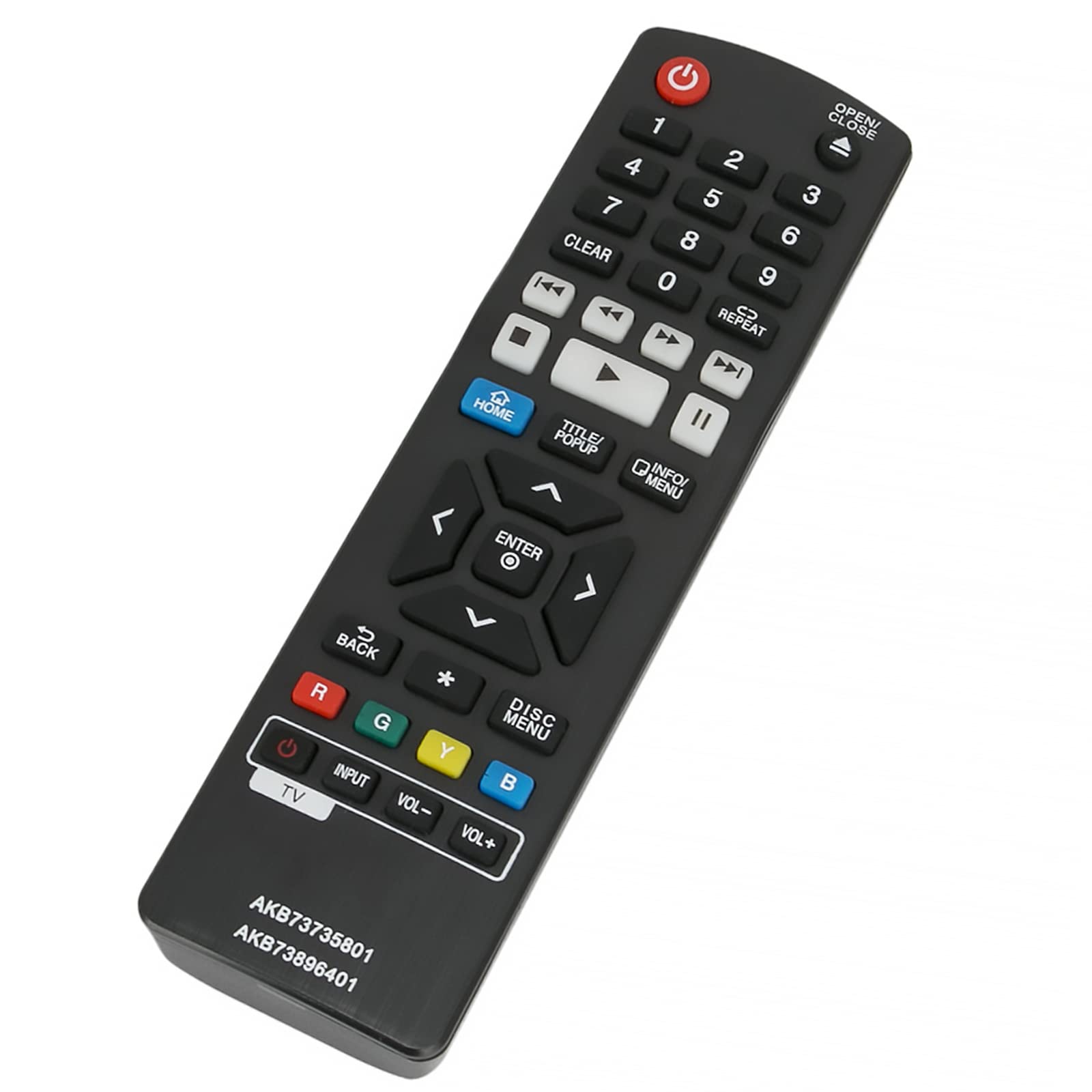 2IN1 AKB73735801 AKB73896401 Replacement Remote Control Fit for LG Blu-ray Disc Player BPM33 BP330 BP430 BP440 BP440N BP450 BP530 BP540 BP550 BP735 BPM54