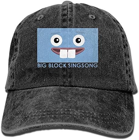 SKXJ0IOAI Teeth Baby Hat Snap-Back Hip-Hop Cap Baseball Hat Head-Wear Cotton Trucker Hats Black