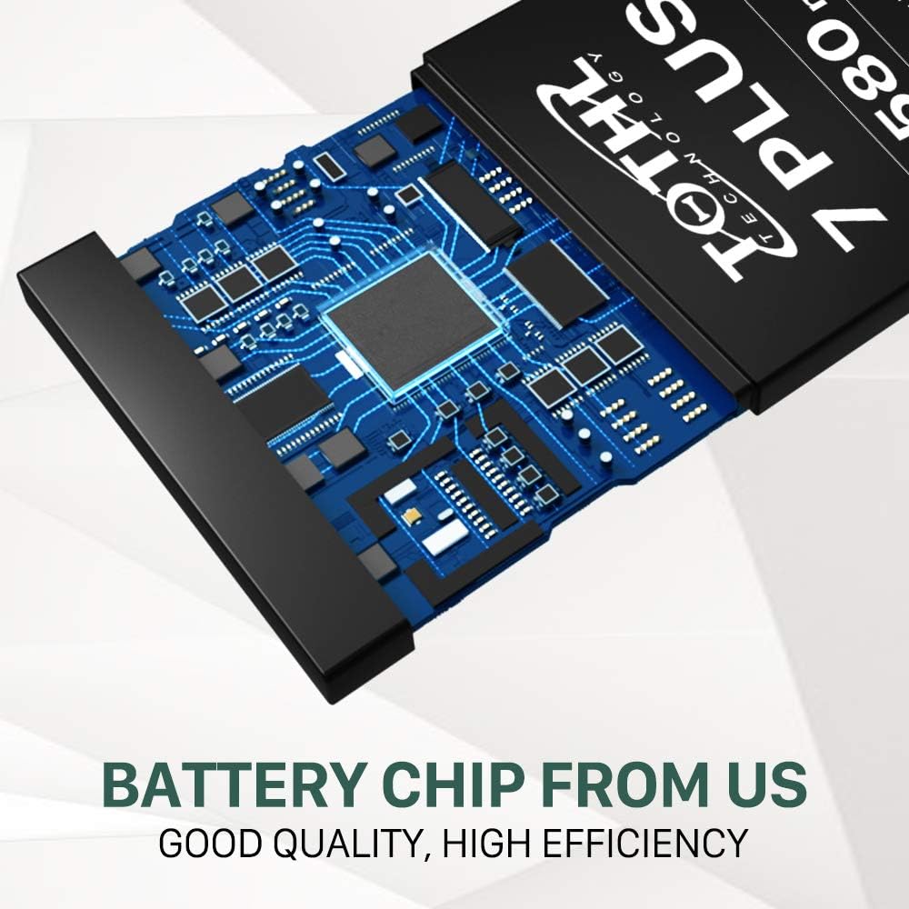 Battery Replacement for iPhone 7 Plus, 3580mAh New 0 Cycle High Capacity Only A1661/A1784/A1785 Li-ion Batteries with Professional Repair Tools Kits: Home Audio & Theater