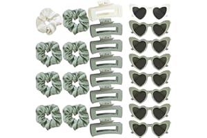 24 Pcs Bridesmaid Proposal Gifts Square Hair Claws Bachelorette Claw Clip Clips Heart Shaped Sunglasses Girls Stuff Cute For 