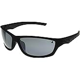 Ironman Men's Relentless Wrap Sunglasses, Matte Black, 63 mm