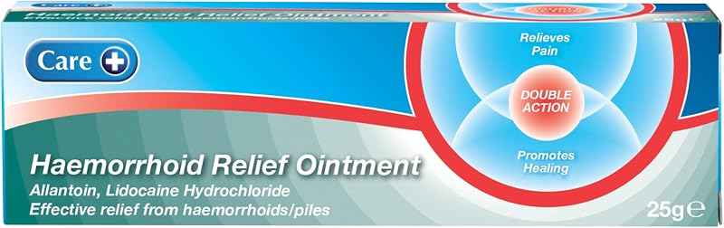 Care Haemorrhoid Cream 25g External Piles Relief Double Action Ointment
