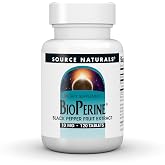 Source Naturals BioPerine, 10 mg -120 Tablets | Black Pepper Fruit Extract | Promotes Nutrient Absorption*