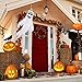 Sunshane 1 Piece 43 Inch Halloween Windsocks Flag Ghost Windsock Outdoor Hanging Decoration for Halloween Home Front Yard Patio Lawn Garden Decorations