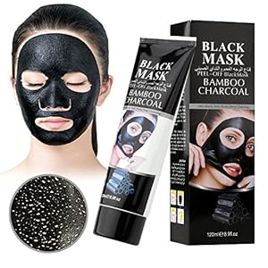 MEINAIER Blackhead Remover Mask,Peel Off Black Mask,Clear Pores &Acne ,Activated Charcoal Cleansing Removal Strip Mask