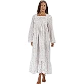 The 1 for U Victorian Nightgown - Night Dress for Women Sleepwear, Kate 100% Cotton Gown