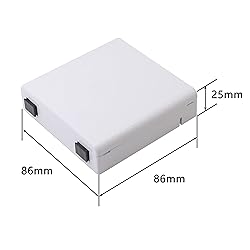 GELRHONR FTTH Fiber Panel Box Enclosure,2 Core