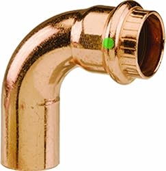 Viega 77347 ProPress Zero Lead Copper 90-Degree