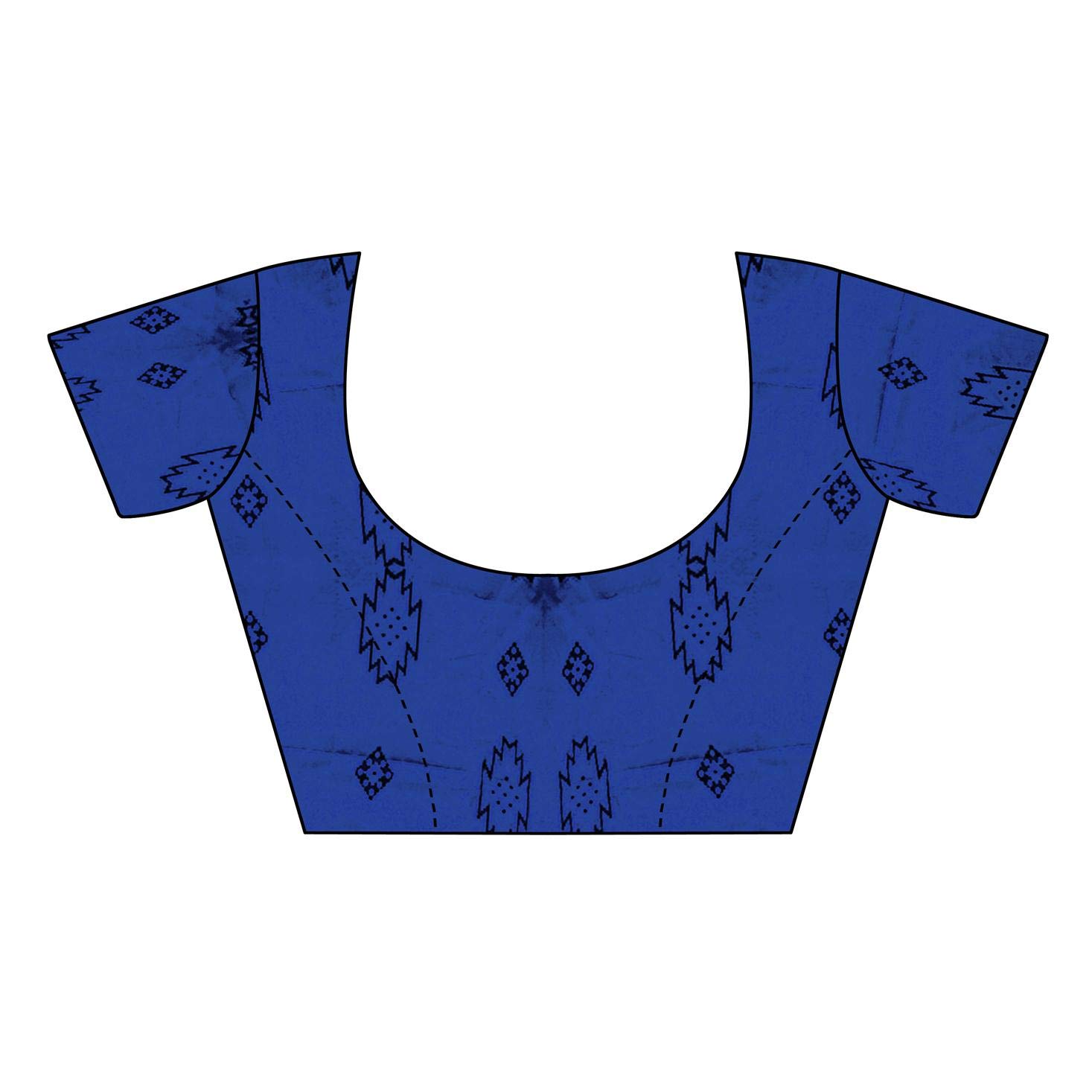 anni designer art silk with blouse piece saree (free size)