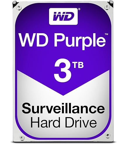 Amazon.com: WD Purple 3TB Surveillance Hard Disk Drive -5400 RPM