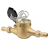 Watflow DN20 3/4" NPT Couplings Gallon Water Meter
