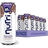 Nurri - 30g Protein Ultra Filtered Milk Shake – Chocolate - Lactose Free, Low Sugar, 150 Calories, 10 Vitamins and Minerals - 11 fl oz, 10 Cans